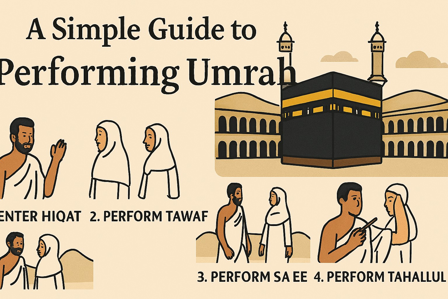 Umrah Guide and Pilgrimage Steps